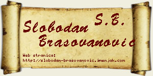 Slobodan Brašovanović vizit kartica